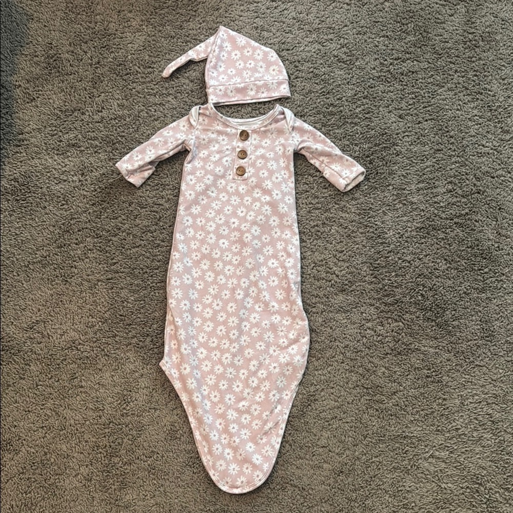 Caden Lane Pink Daisy Gown